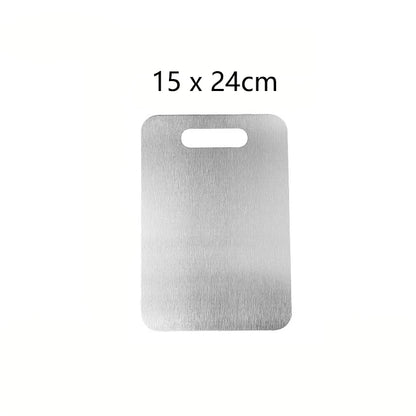 Titanium Cutting Stainless Boards for Kitchen Board 316 Steel Thickened Double Sided Food Grade Portable Fruit Meat Chopping