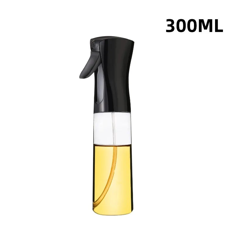 Oil Spray 470ml-2-in-1 Kitchen Oil Spray, Air Fryer, Salad, Vinegar and Kitchen Accessories Dispenser-Black