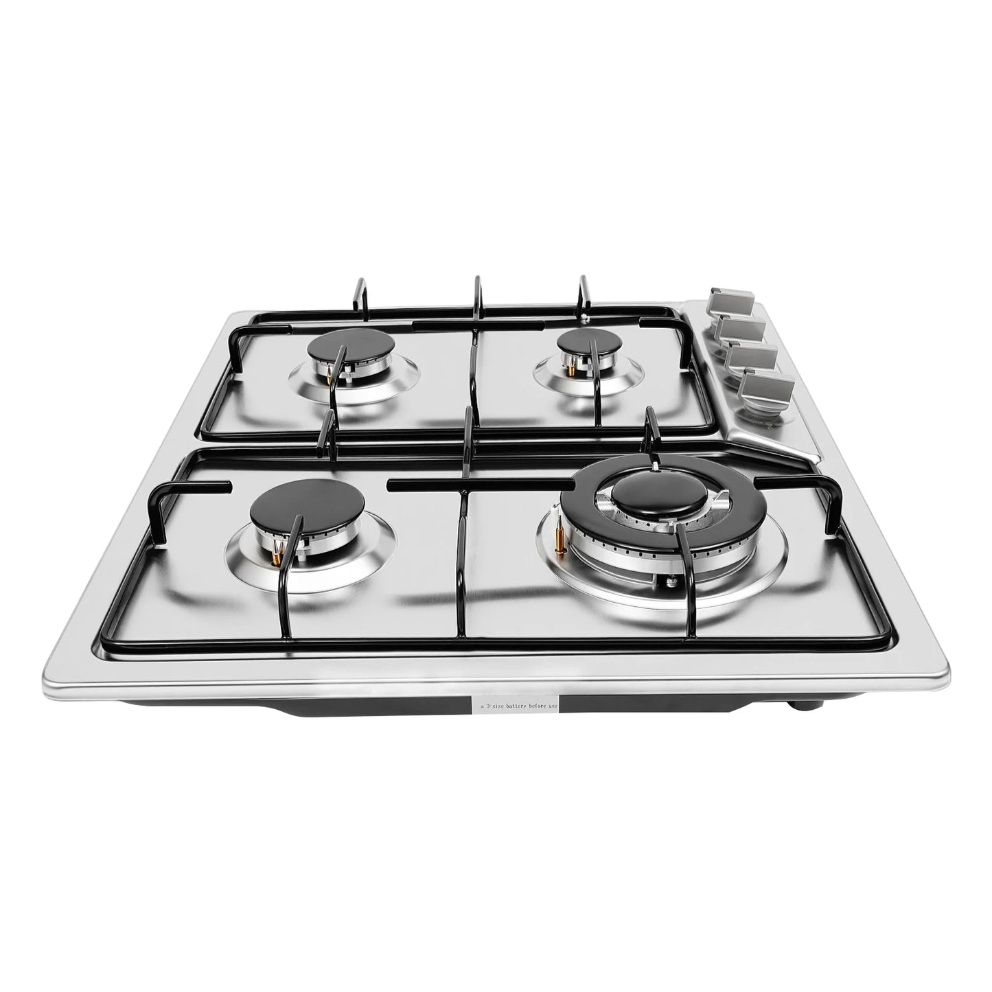 Clearance Sale Powerful Sealed Burners Gas Stove Safety Auto-Shutoff Cooktop with 4 Nozzles for Home Restaurant Cooking