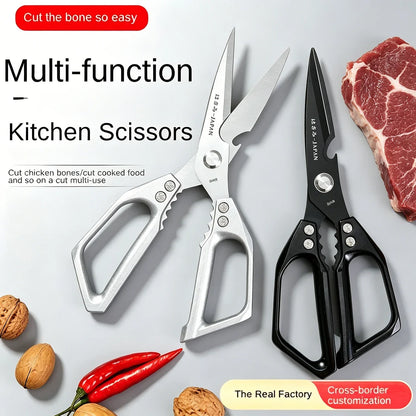 Japanese SK5 Kitchen Shears | Heavy-Duty Poultry Scissors for Bones | Multi-Purpose Stainless Steel Cutting Tool
