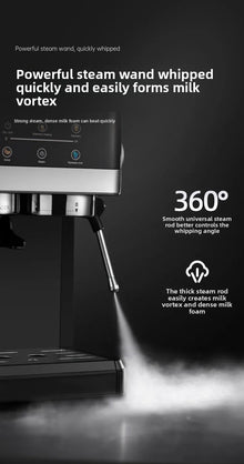 Electric Coffee Grinder+Coffee Machine Integrated Machine|Fully Automatic Freshly Ground Coffee Beans|Fast Grinding for Breakfas