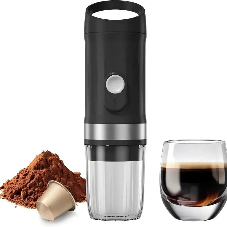 STLF  2-in-1 Portable Coffee Maker Mini Handheld Self-heating Espresso Maker with USB and Type-C 20 Bar