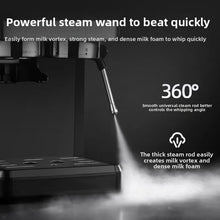 Electric Coffee Grinder+Coffee Machine Integrated Machine|Fully Automatic Freshly Ground Coffee Beans|Fast Grinding for Breakfas