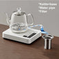 1350W Smart Bottom Out Water Electric Kettle 1000ml Home Temperature Control Glass Tea Brewing Machine Automatic Keep Warm 220V