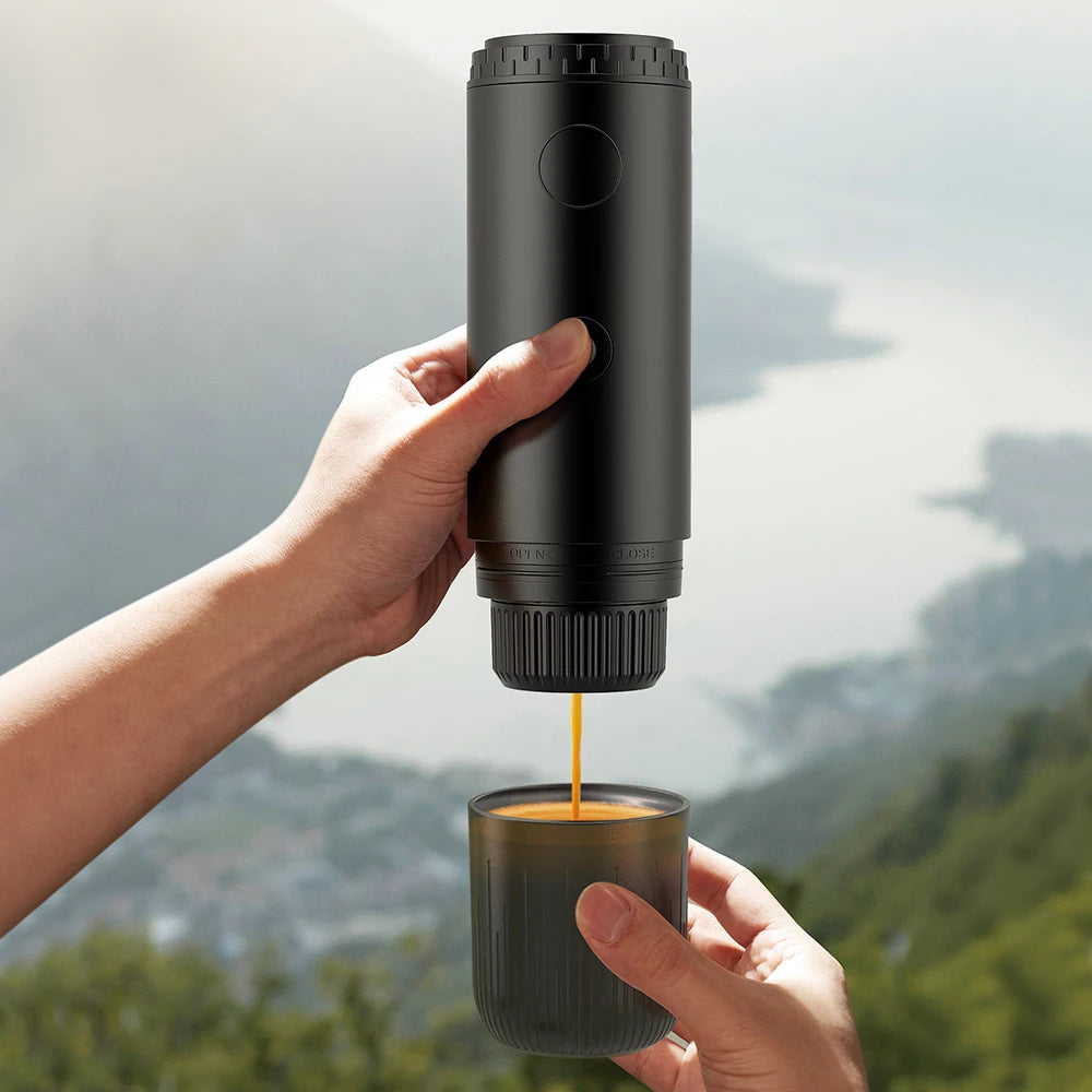 I Cafilas Compact Portable Nespresso Dolce Gusto Coffee Machine 3-in-1 Travel-Friendly Outdoor Powdered Coffee Maker for Adventures