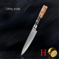 1PC,Japanese 67 Layer Damascus Steel Kitchen Knives Meat Utility Knife Kitchen Cleaver knife Cooking knife Home Kitchen stuff