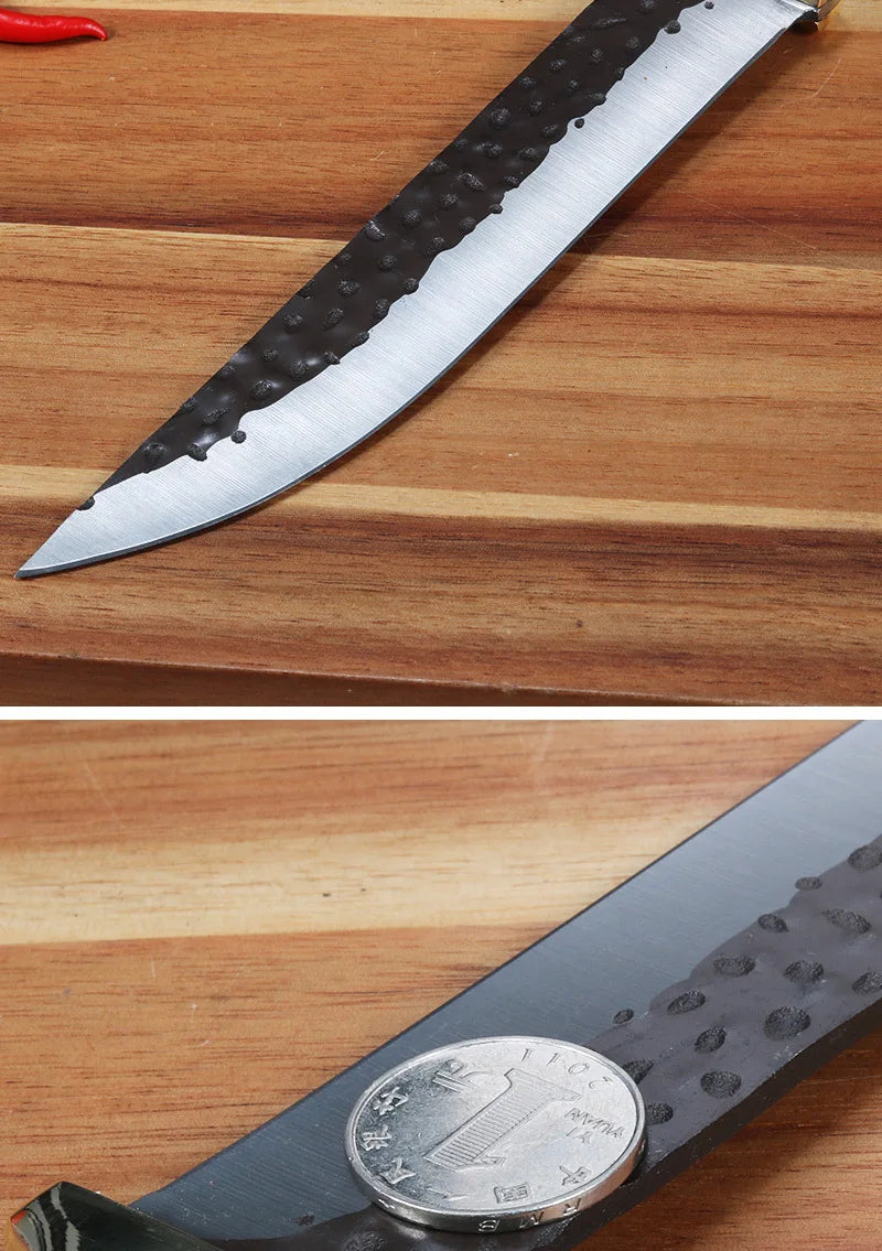 Forged Boning Knife Original Design block chef cooking 3 pieces stainless steel kitchen knives kitchen knife set for kitchen
