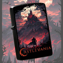 Retro Castlevania Themed Lighter, Dark Gothic Red Moon Castle Creative Peripheral, Portable Multi-Scene Ignition Tool, Unique Collectible Decor, Ideal Gift For Anime Fans, Exquisite Atmospheric Souvenir For Daily Use A Humoro