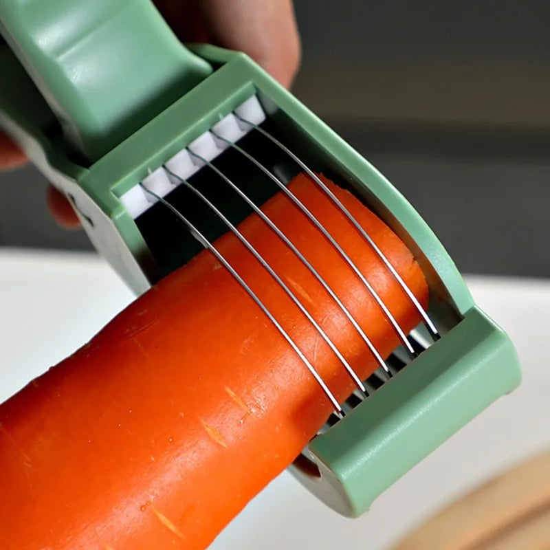 1/2Pcs Kitchen Tools Stainless Steel Vegetable and Fruit Slicer Multi Functional Salad Slicer Gadgets Home Kitchen Accessories