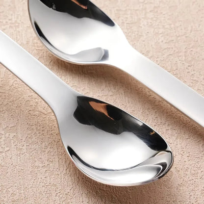 3pcs/set With Silicone Case Travel Cutlery Set Rust-proof Reusable Flatware Set 304 Stainless Steel Mirror Polished