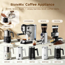 BioloMix 20 Bar Stainless Steel Semi-Automatic Coffee Machine with Milk Frother Wand for Espresso Cappuccino And Powder Coffee