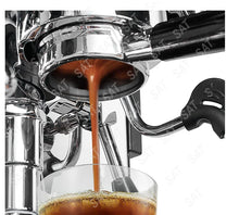 -For MC-10 Commercial Stainless Steel Semi-Automatic Espresso Machine Ambient Light Electric Coffee Maker Household Outdoor RV*