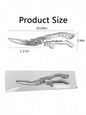 1PC Anti-Slip Grip Kitchen Scissors, Cutting Meat Turkey Fish Vegetable Stainless Steel Scissors, Anti-Slip Kitchen Utensil