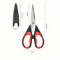 1 Set Heavy-Duty Kitchen Shears, Slicing Poultry Bones Grilling Versatile Culinary Shears, Stainless Steel Meat Shears ﻿