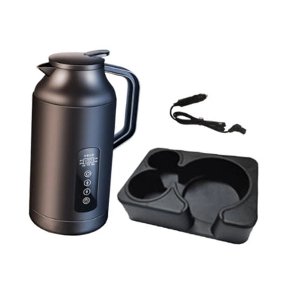 1.5L Kettle Boiler Large Capacity High Power Good Insulation 12V 24V Universal for Outdoor Camping Home Use Truck Road Trip