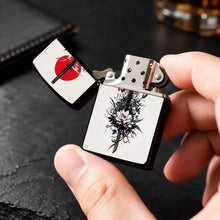 Japanese Style Samurai Sword Themed Lighter, Exquisite Ukiyo-E Art Pattern Design, Portable Stylish Ignition Tool, Perfect For Daily Use Outdoor Activities Gifting Collection, Fits All Scenarios With Unique Aesthetic De A Hum
