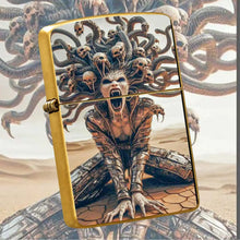 Creative Gorgon Lighter Desert Fantasy Myth Themed Unique Art Decor Gift For Friends Partner Daily Outdoor Use Edgy Weird Aesthetic Portable Full-Scene Applicable Cool Personalized Collectible A Humorous And Interesting Light
