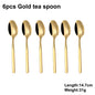 4/6/12/16/18/20/24Pcs Gold Cutlery Set Stainless Steel 304 Tableware Elegant Western Knife Fork Spoon Mirror Dinner Set