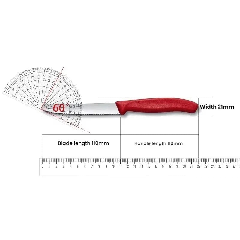 Steak Knives Set of 4/6/8 Stainless Steel Serrated Round Tip Fruit And Vegetable Paring Baking Toast Serrated Bread Knives
