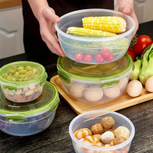 8-Piece Stackable Food Storage Containers Set BPA-Free Leakproof Airtight for Snacks Fruits Vegetables Meat( 4 Boxes+4 Lids)