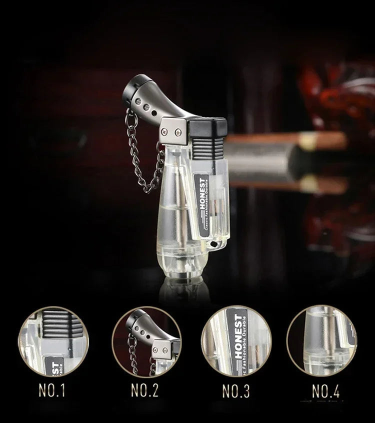 Butane Jet Torch Lighter Cigarette Windproof Lighter Cigar for BBQ Kitchen Camping Outdoor Ignition Lighters Gadgets For Men