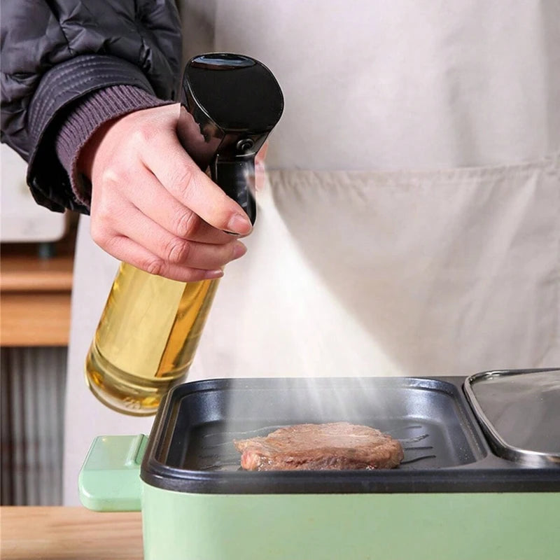 1Pc Air Pressure Oil Sprayer Bottle Kitchen Oil Control Bottle Bbq Olive Oil Sprayer,Clear Oil Spray Bottle