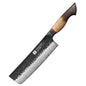 XINZUO Eight-piece Kitchen Knife Set 67 Layers Damascus Super Steel Hardness 60±2HRC Ideal For Home Kitchen Vegetable Prep