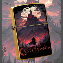Retro Castlevania Themed Lighter, Dark Gothic Red Moon Castle Creative Peripheral, Portable Multi-Scene Ignition Tool, Unique Collectible Decor, Ideal Gift For Anime Fans, Exquisite Atmospheric Souvenir For Daily Use A Humoro