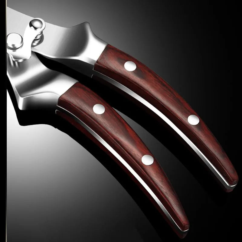 Stainless Steel Chicken Bone Scissors Household Powerful Multifunction Shear Chicken Bone Seafood Kitchen Tool Scissors