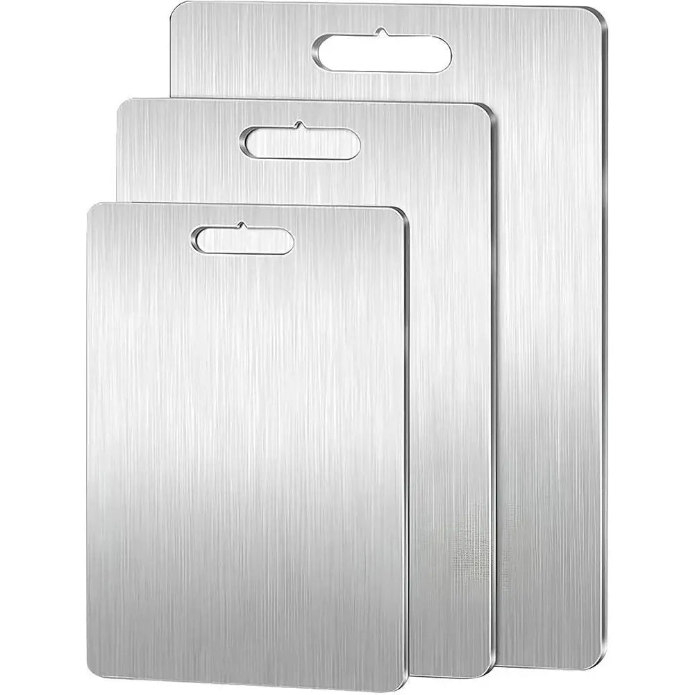 304 Stainless Steel Cutting Board Kitchen Household And Panel Mildew-proof Cutting Board Stainless Steel Cutting Board