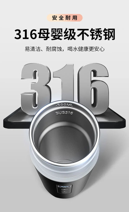 Durable Car Boiling Cup  12v24v Universal Usb Thermal Insulation Integrated Size Truck Heating Boiling Cup
