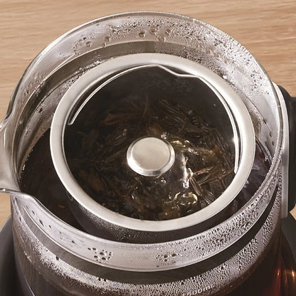 1.5L Smart Electric Kettle Multifunction Steam Teapot Temperature Control Health Pot Office Glass Flower Teapot Auto Keep Warm