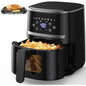 Air Fryer Oven - 5 Quart Digital Air Fryer with 8 Cooking Presets, Visible Cooking Window, LCD Touch Screen, Nonstick Dishwashe