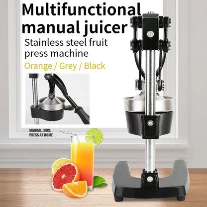 Household Kitchen Manual Juicer Multi-functional Cast Iron Machine Quick-disassembly Easy-to-clean Stainless Steel Fruit Press