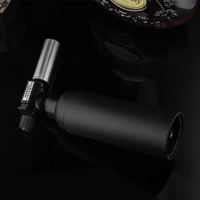 HONEST 1800° Super Large Flame High Temperature Welding Gun Butane Gas Spitfire Gun Lighter Outdoor BBQ Kitchen Cigar Lighters