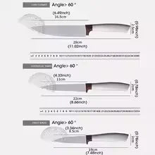 19 sets of kitchen knives with a knife holder, professional high carbon steel stainless steel cooking knife set,holiday gifts