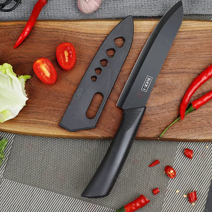 WXCOO Kitchen Knife Chef Meat Cleaver Boning Household Chopper Knife with Cover Stainless Steel Fruit Knife Vegetable Slicing