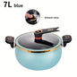 1 Piece of Fat Daddy Micro Pressure Cooker, 7L Large Capacity, 26cm, Suitable for Home Use, Multi-Functional Non-Stick Pot for Stewing and Cooking Soup, Compatible with Induction Cookers and Gas Stoves