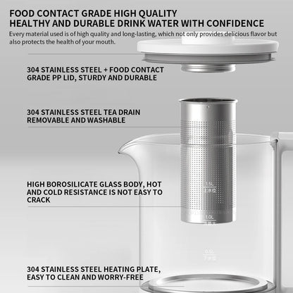 NEW MIJIA Multifunctional Health Pot Electric kettle N1 Household Appliances 800W 304 Stainless Steel Heat Preservation -CN