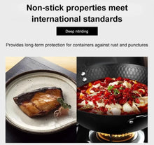 Healthy Hand Forging Cast Iron Pot NonStick Uncoated Frying Pan with Wooden Lid Chinese Wok Induction Cooker Gas