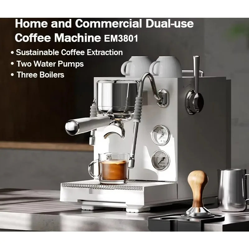 STLF High-quality hot-selling semi-automatic espresso machines, Italian pump coffee machines, home and commercial espresso