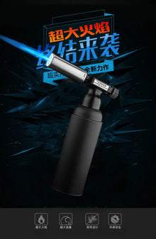 HONEST 1800° Super Large Flame High Temperature Welding Gun Butane Gas Spitfire Gun Lighter Outdoor BBQ Kitchen Cigar Lighters