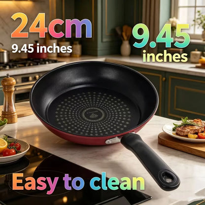 Premium Granite Non Stick Frying Pan, Multipurpose Kitchen Skillet for Steak, Eggs, Pancakes & Breakfast, Universal Compatibility