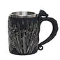 3D Beer Mugs Coffee Cups Gothic Goblet Iron Tankard Stainless Steel Resin Wine Glass Mug 600ML Skull Father's Day Gift 1 pcs