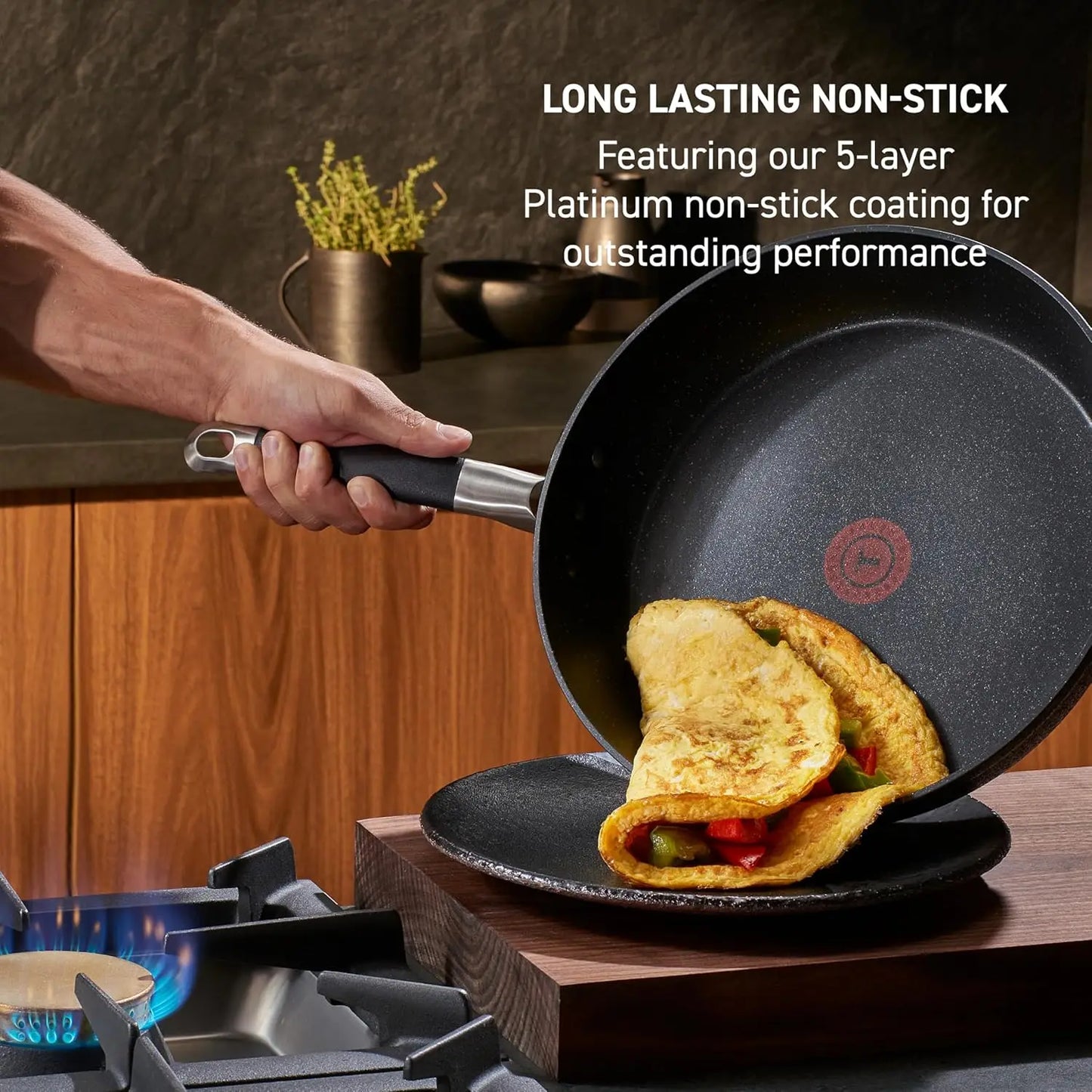 3 Qt Nonstick Saucepan with Lid, Oven Safe to 400°F, Dishwasher Safe, Black