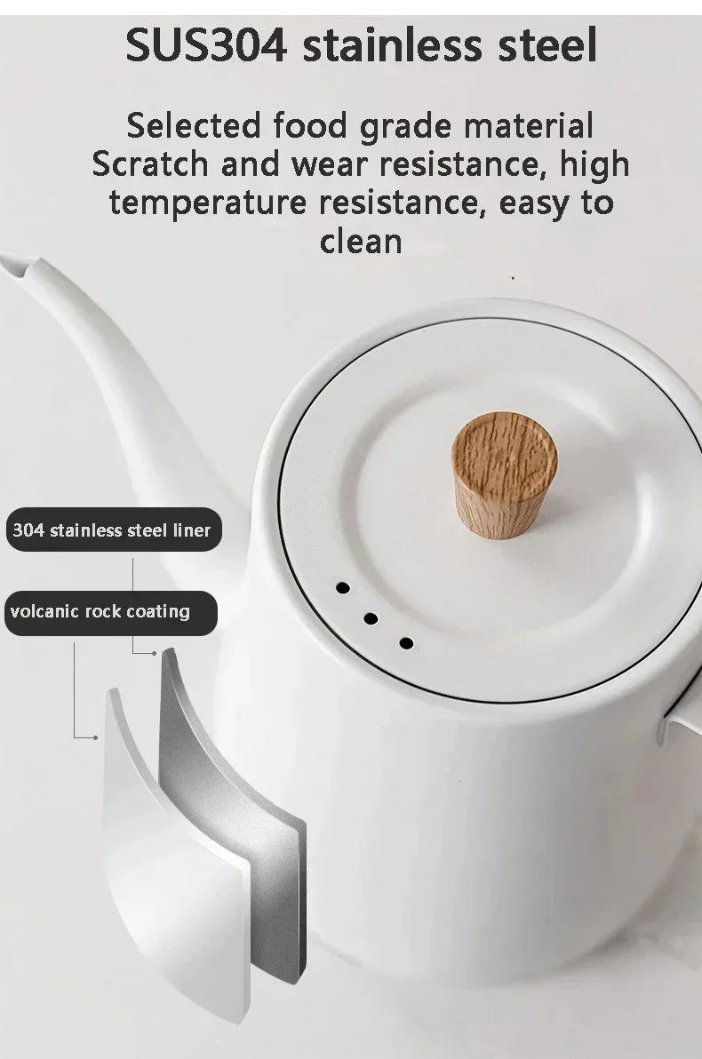110V 220V 1000W 800ml Temperature Control Hand Brewing Kettle Intelligent Constant Temperature Electric Kettle Coffee Kettle Tea