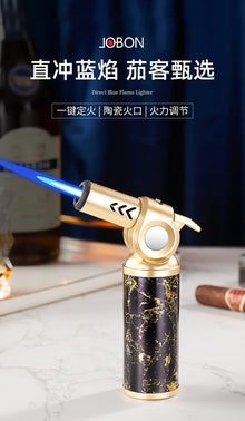 JOBON Metal Windproof Cigar Lighter Camping Kitchen BBQ Baking Tool Welding Gun Turbine Torch Lighters smoke accesoires