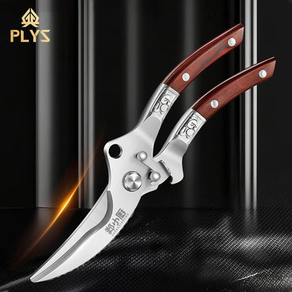 Multi-purpose Kitchen scissors Stainless Steel Heavy-duty Poultry Shears suitable for Bones Chicken Meat Fish Seafood Vegetables