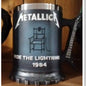 Metallica Ride The Lightning 1984 Collectible Mug, Guitar Handle Stainless Steel Lined Beer Stein, Heavy Metal Rock Fan Gift