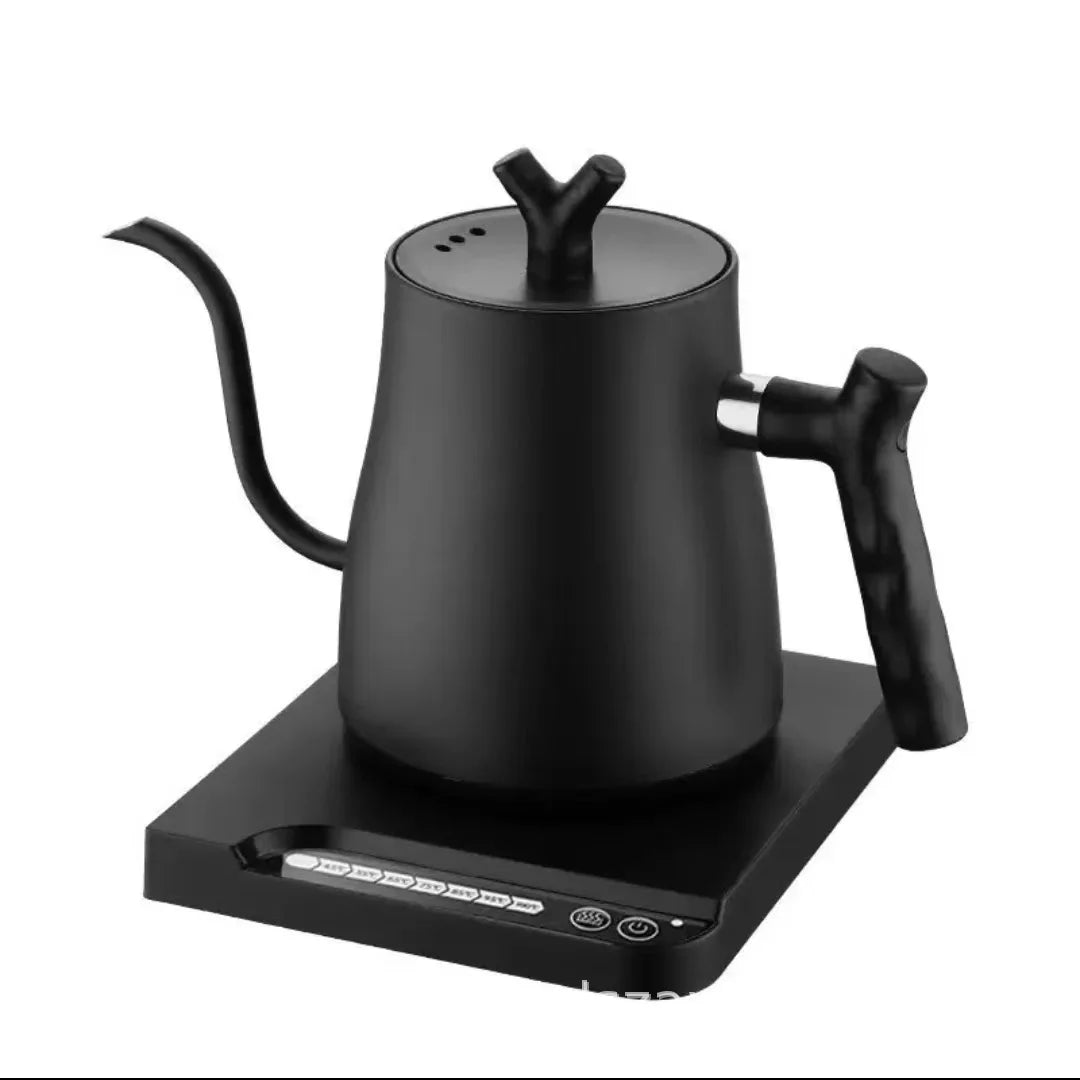1L Gooseneck Electric Kettle, Auto-Thermostatic Pour-Over Coffee&Tea Water Heater & 7-Temp Control (45-100°C) for Home/Hotel Use